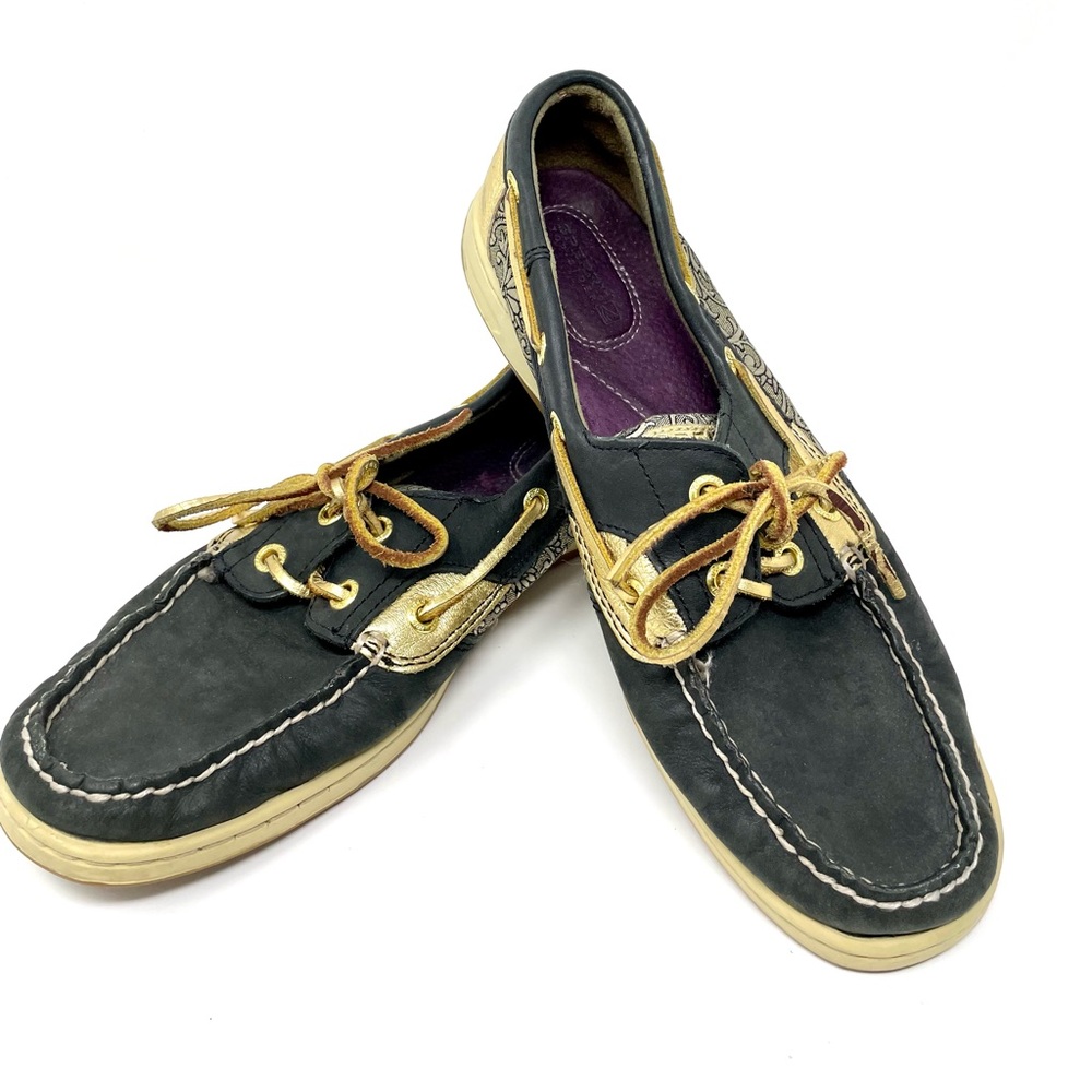 Sperry Lucky Brand Gray Suede Ankle Booties size 9